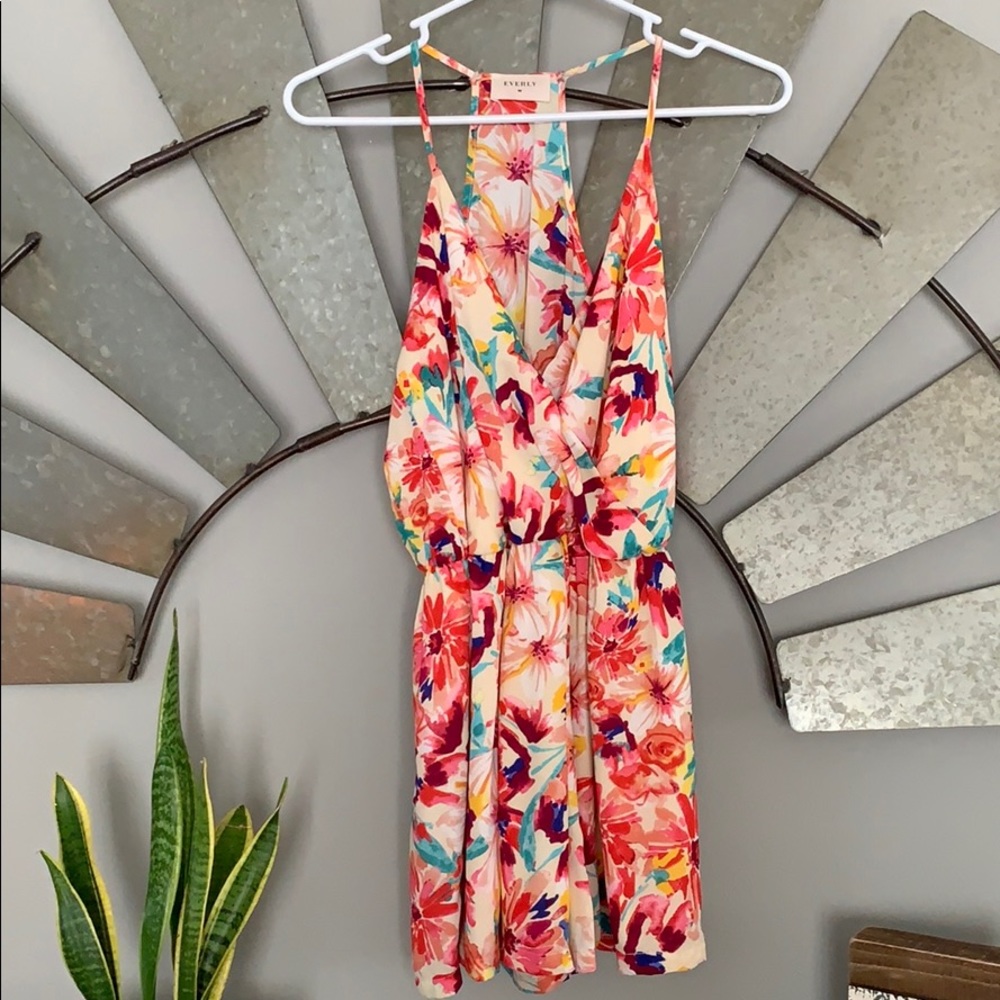 Everly floral romper
